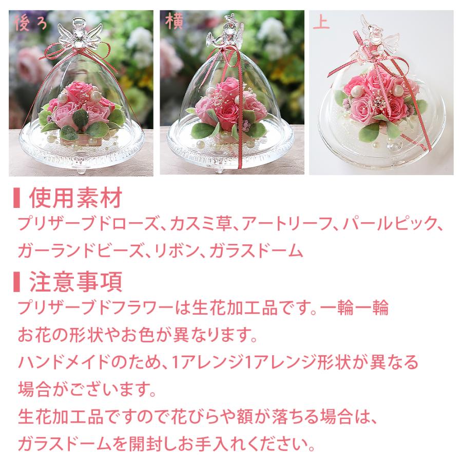 プリザーブドフラワーIPFA プリザーブドフラワー ガラスドーム