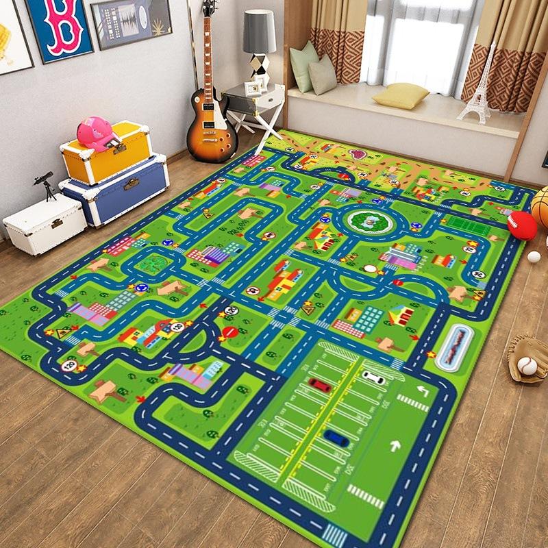 プレイマット ラグマット 子供部屋カーペット お昼寝マット キッズマット プレイマット ラグマット 子ども部屋 ベビー 新生活 キッズカーペット