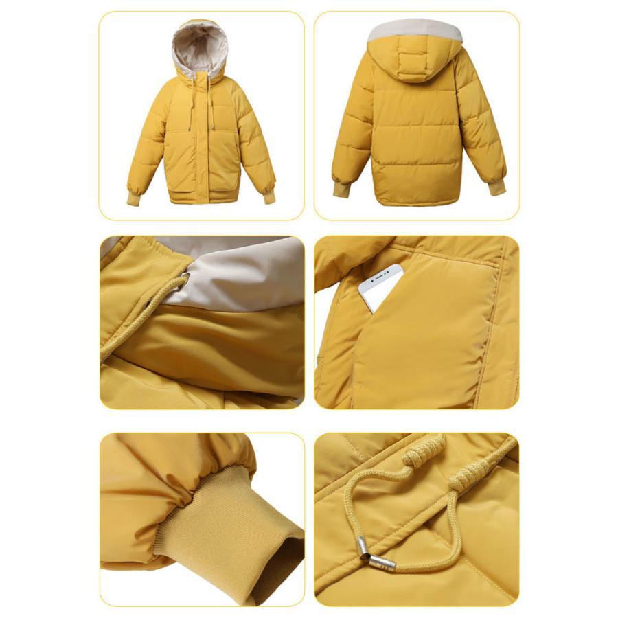 ダウンコート レディース 秋冬 アウター コート フード付き ダウン