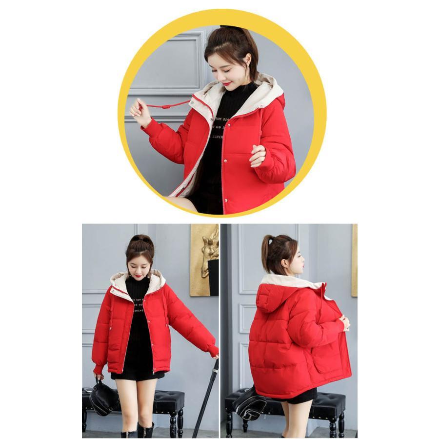 ダウンコート レディース 秋冬 アウター コート フード付き ダウン