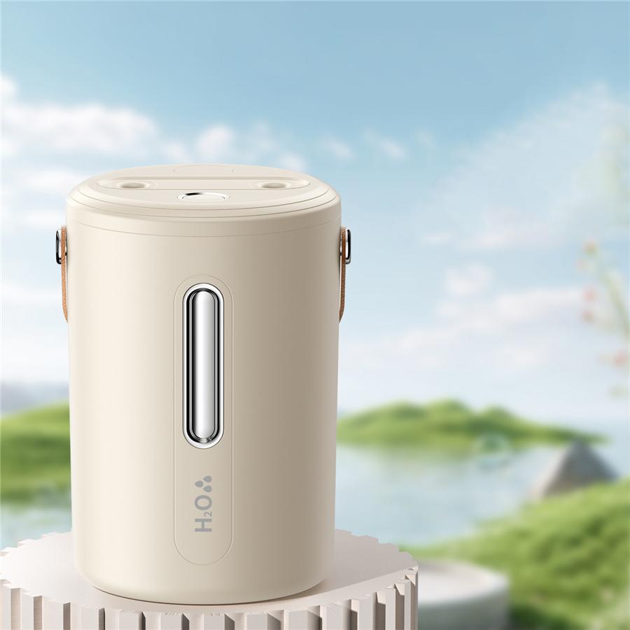 加湿器 加湿機 スチーム式 卓上 超音波式 ダブル噴霧 デュアル噴霧口