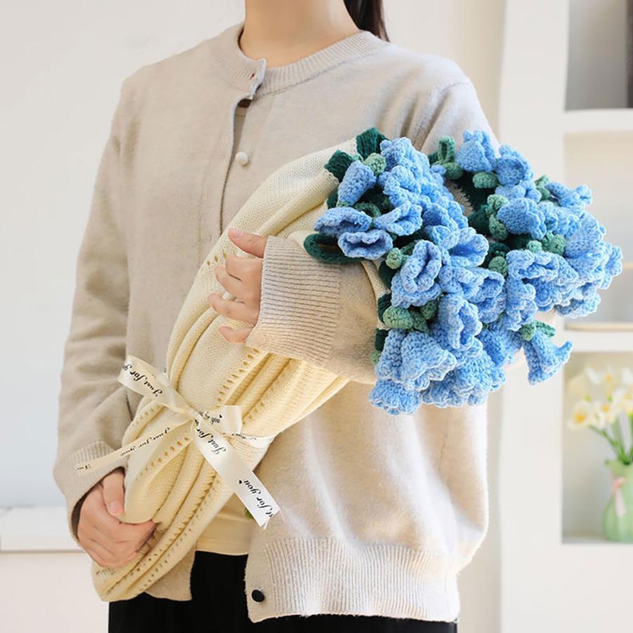 ブーケブランケット 花束 毛布 母の日 ニットフラワー ブランケット