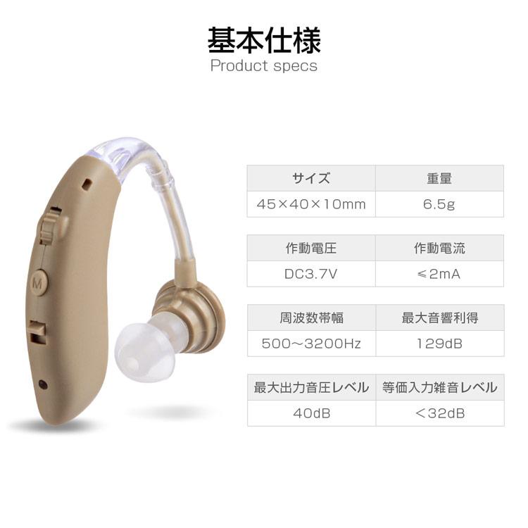 集音器 クリアで自然な聞こえ 耳掛け型集音器 左右兼用 USB充電式 騒音抑制 ハウリング防止 4段階のボリューム調節 デュアル騒音抑制 敬老の日 | ブランド登録なし | 15
