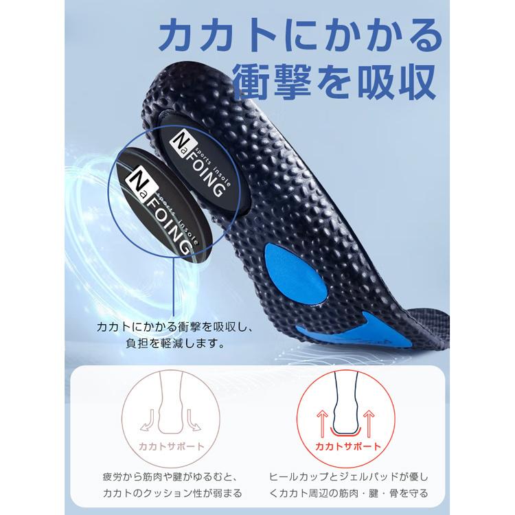 2点10%オフ】インソール アーチサポート 3D立体型 中敷きクッション