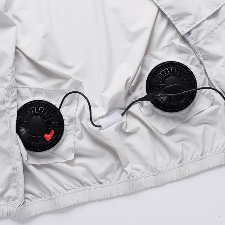 空調作業服 ベスト 空調ベスト ファン付き 作業着 仕事服 USB給電 熱中