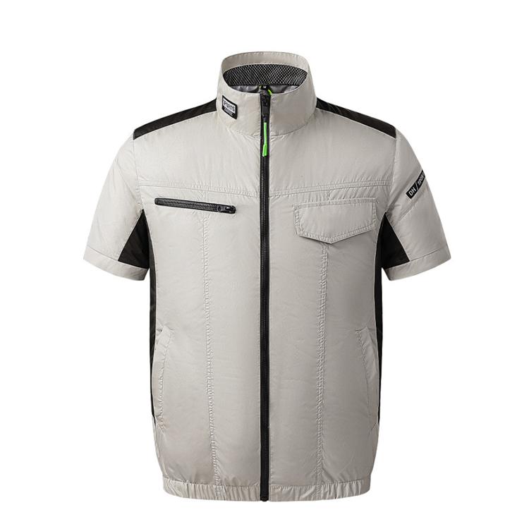 2XL 空調作業服 半袖 24V 30000mAh 熱中症対策 猛暑 仕事 現場 空調作業服