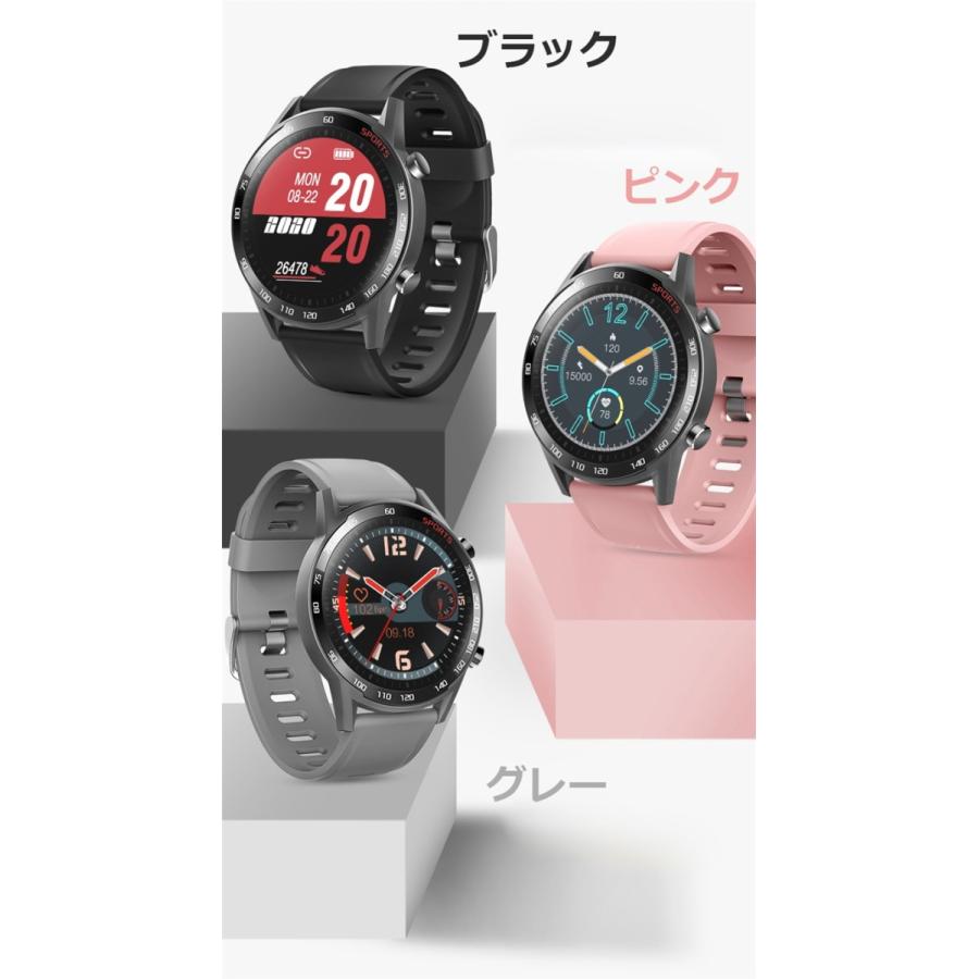 スマートウォッチ 24時間体温測定 血圧 Iphone Android 対応 日本語 説明書 丸型 1 3インチ 大画面 着信通知 Line対応 睡眠検測 Ip67防水 21新型 母の日 Watch13 アイファーマジャパン 通販 Yahoo ショッピング