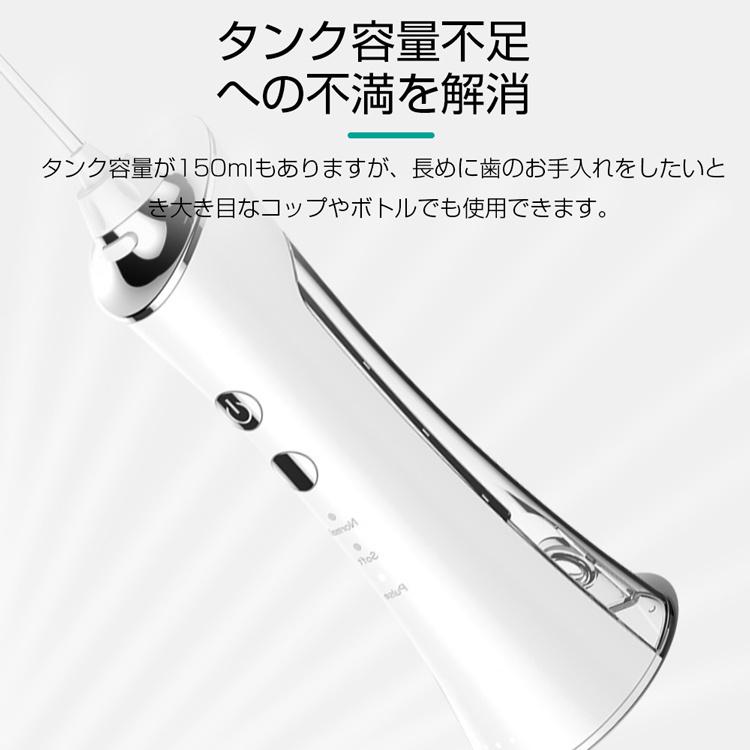 口腔洗浄器 ウォーターピック ジェットウォッシャー 歯ブラシ Ipx7防水