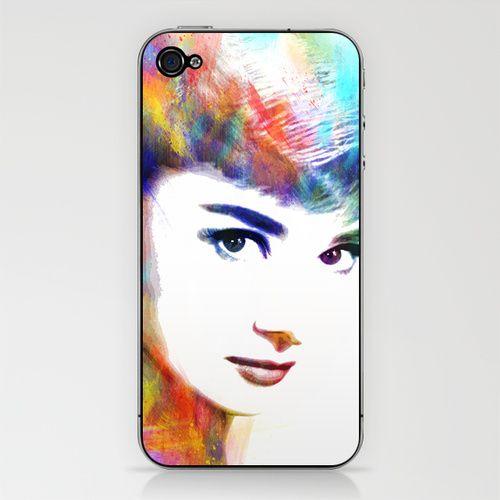 国内未発売 ソサエティシックス Society6 Audrey Hepburn オードリー ヘップバーン Iphone ステッカー スキン So0002sk Iphone Galaxy Love 通販 Yahoo ショッピング