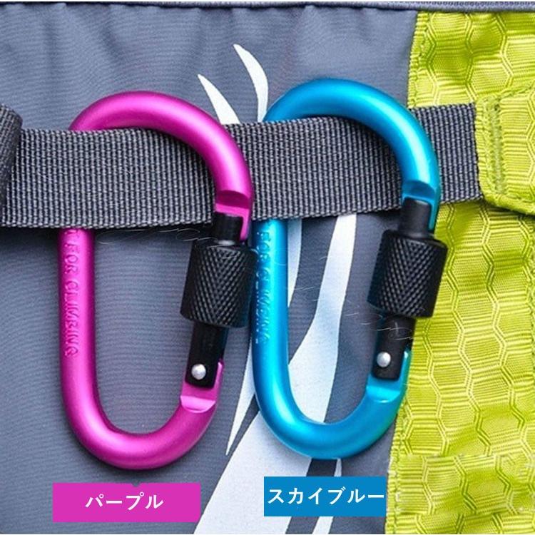 カラビナ 登山 キャンプ アウトドア 旅行用品 釣り ペツル トレッキング スポーツ ネジロック機能　脱落防止｜iphone-smart｜06