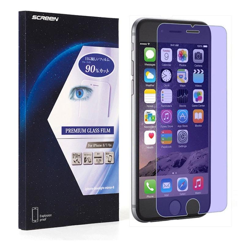 ブルーライトカット 90% 液晶保護フィルム 強化ガラス iPhone11 Pro Max XS X MAX XR iPhone8 8Plus iPhone7 iPhone7Plus iPhone6s｜iphone-smart｜11