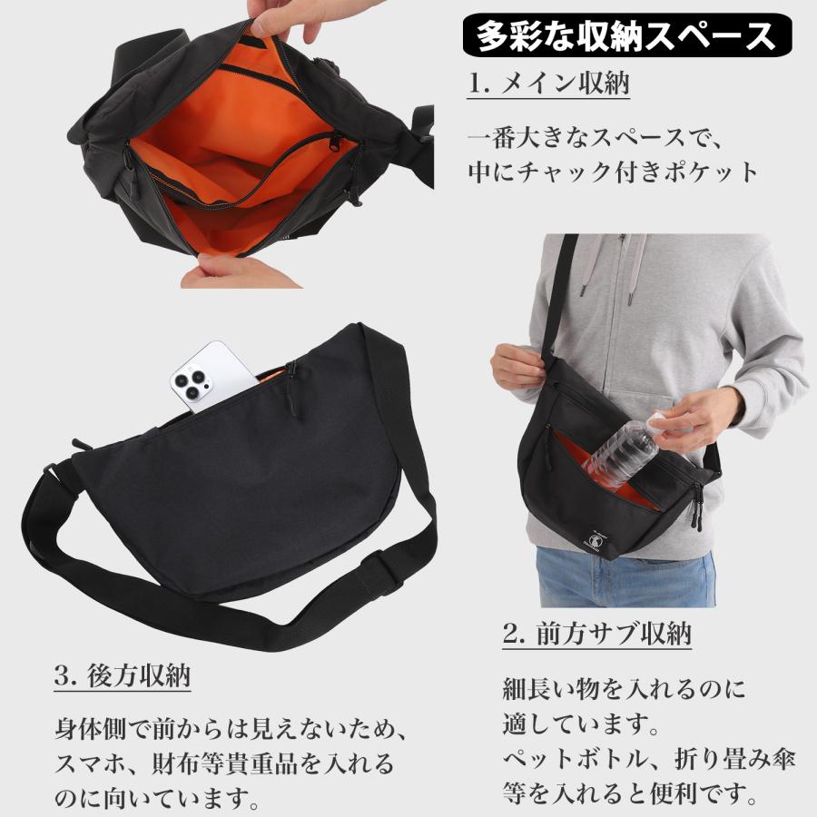 ボディバッグ メンズ 小さめ ショルダーバッグ 軽量 肩掛けバッグ 斜め