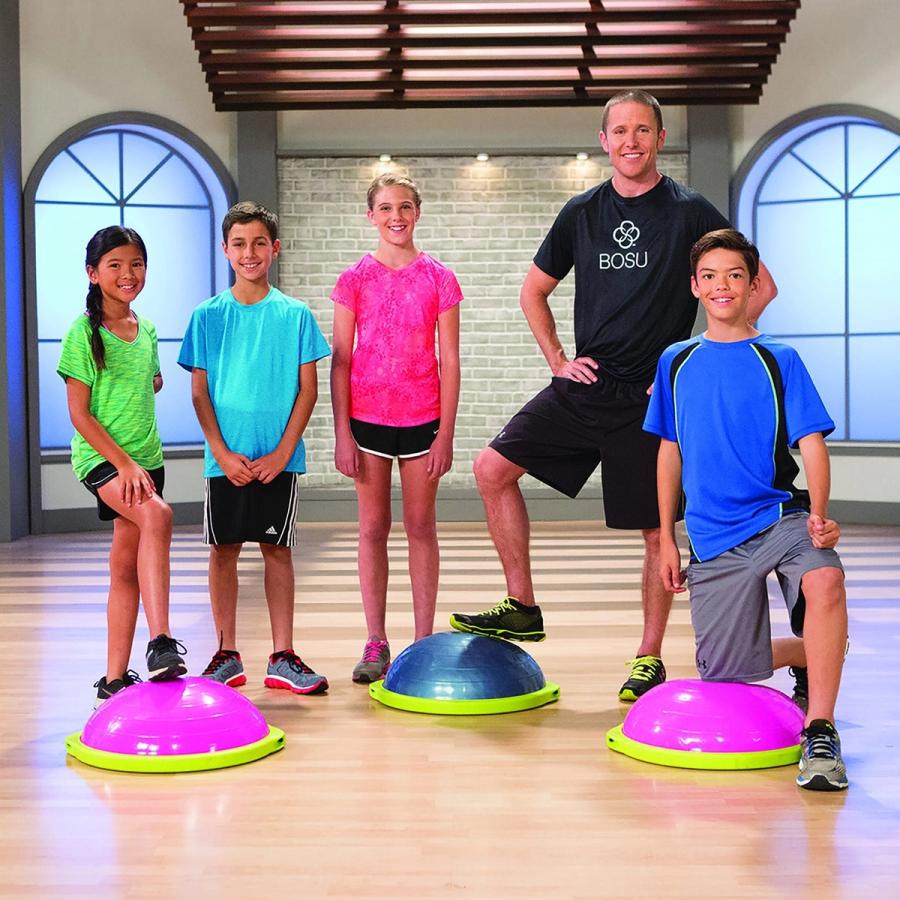 BOSU(ボス) バランストレーナー スポーツ ブルー x ブラック 50cm 耐