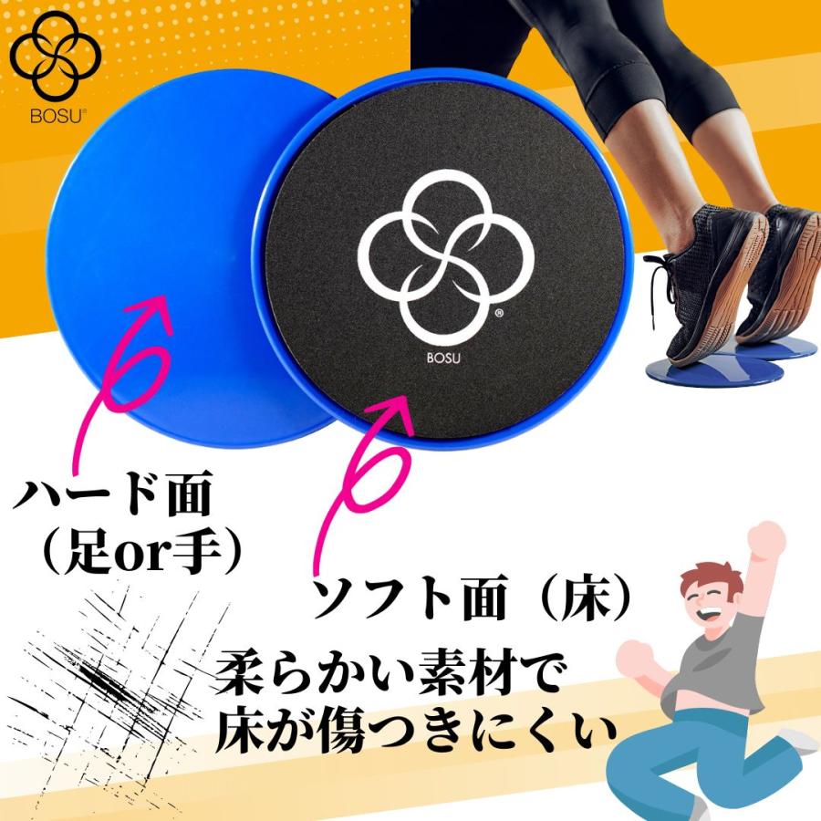 BOSU(ボス) コアスライダー スライディングディスク 体幹トレーニング