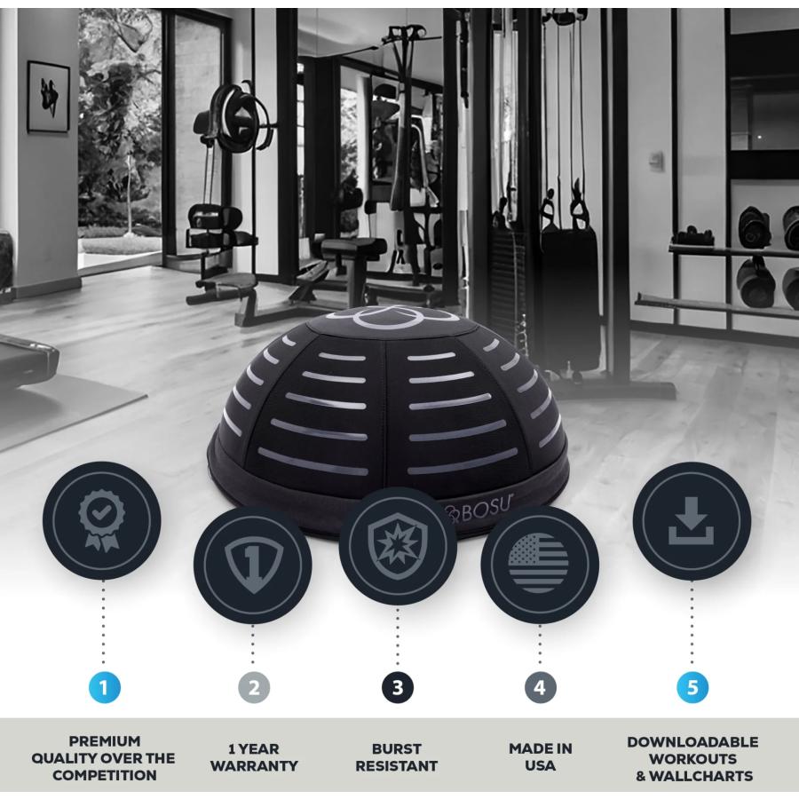 新モデル】BOSU バランストレーナー Kシリーズ 軽量モデル 直径55cm 耐