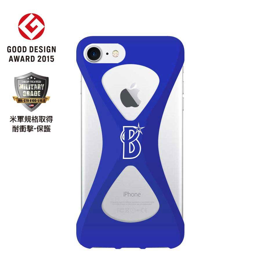 Palmo BAYSTARS iPhoneSE 2022(第3世代) 2020(第2世代) iPhone8 iPhone7 Blue パルモ 青 ベイスターズ公式コラボモデル 耐衝撃 シリコンケース |  | 01