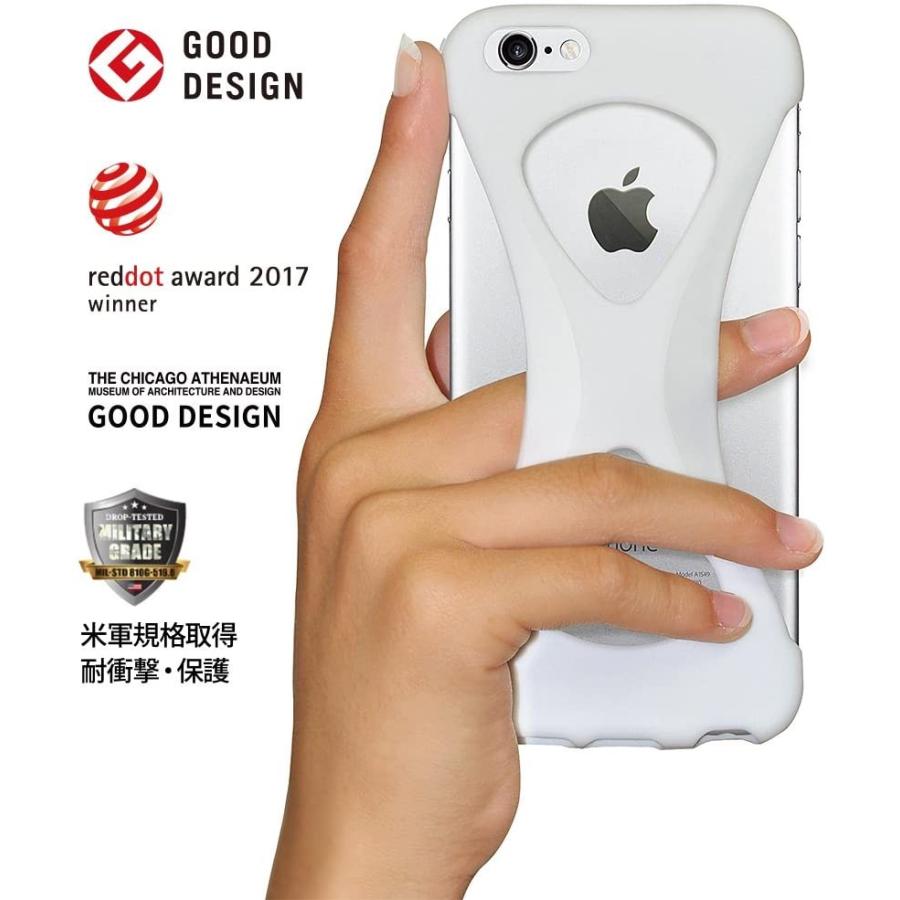 Palmo for iPhone6s iPhone6 White パルモ 白 iPhone6sケース iPhone6ケース 耐衝撃 シリコンケース スマホリング代わり | 