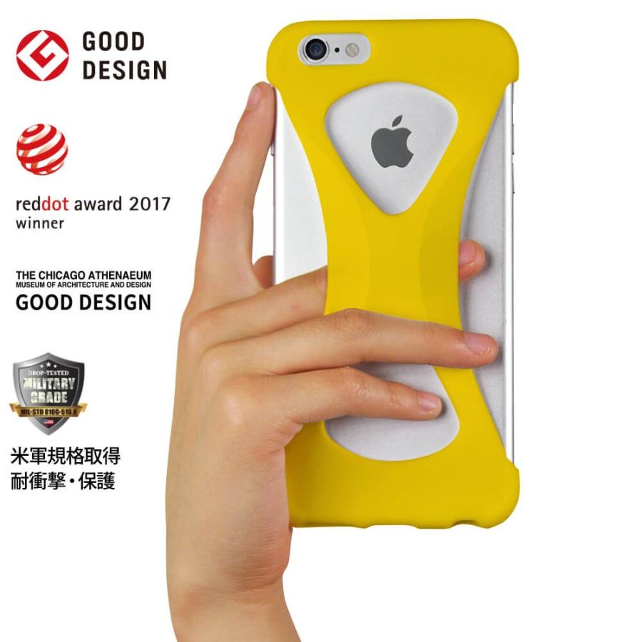Palmo for iPhone6sPlus iPhone6Plus Yellow パルモ 黄 iPhone6sPlusケース iPhone6Plusケース 耐衝撃 シリコンケース スマホリング代わり | 