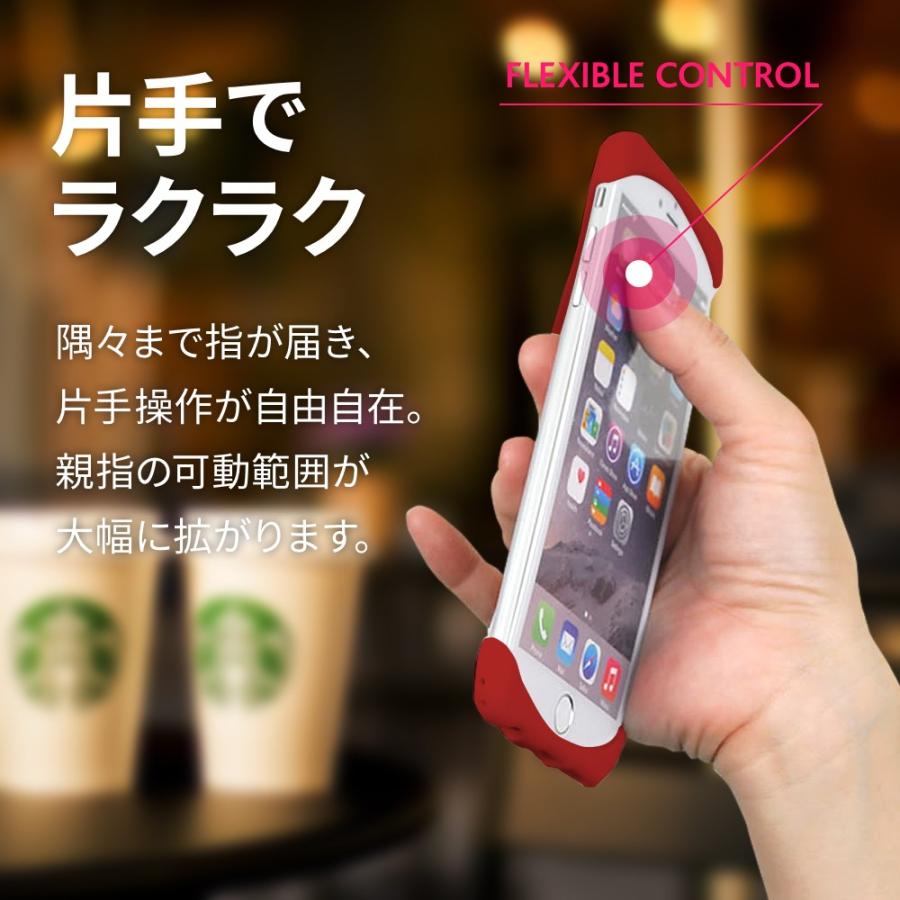Palmo for iPhone6sPlus iPhone6Plus Red パルモ 赤 iPhone6sPlusケース iPhone6Plusケース 耐衝撃 シリコンケース スマホリング代わり |  | 01