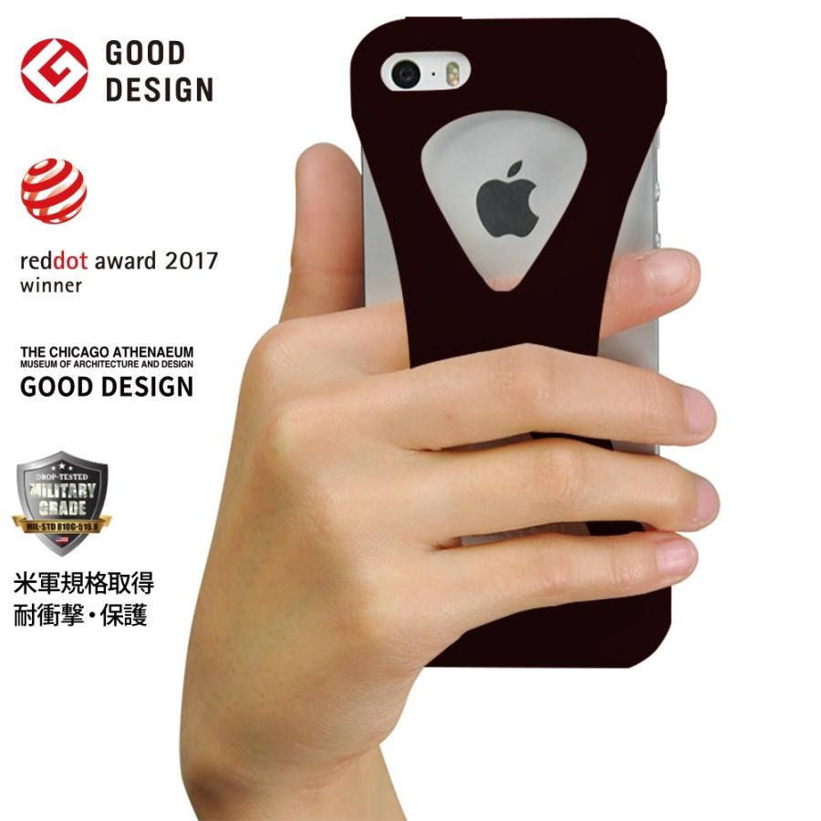 Palmo for iPhoneSE 2016(第1世代) iPhone5s iPhone5c iPhone5 Black パルモ 黒 iPhoneケース 耐衝撃 シリコンケース スマホリング代わり | 