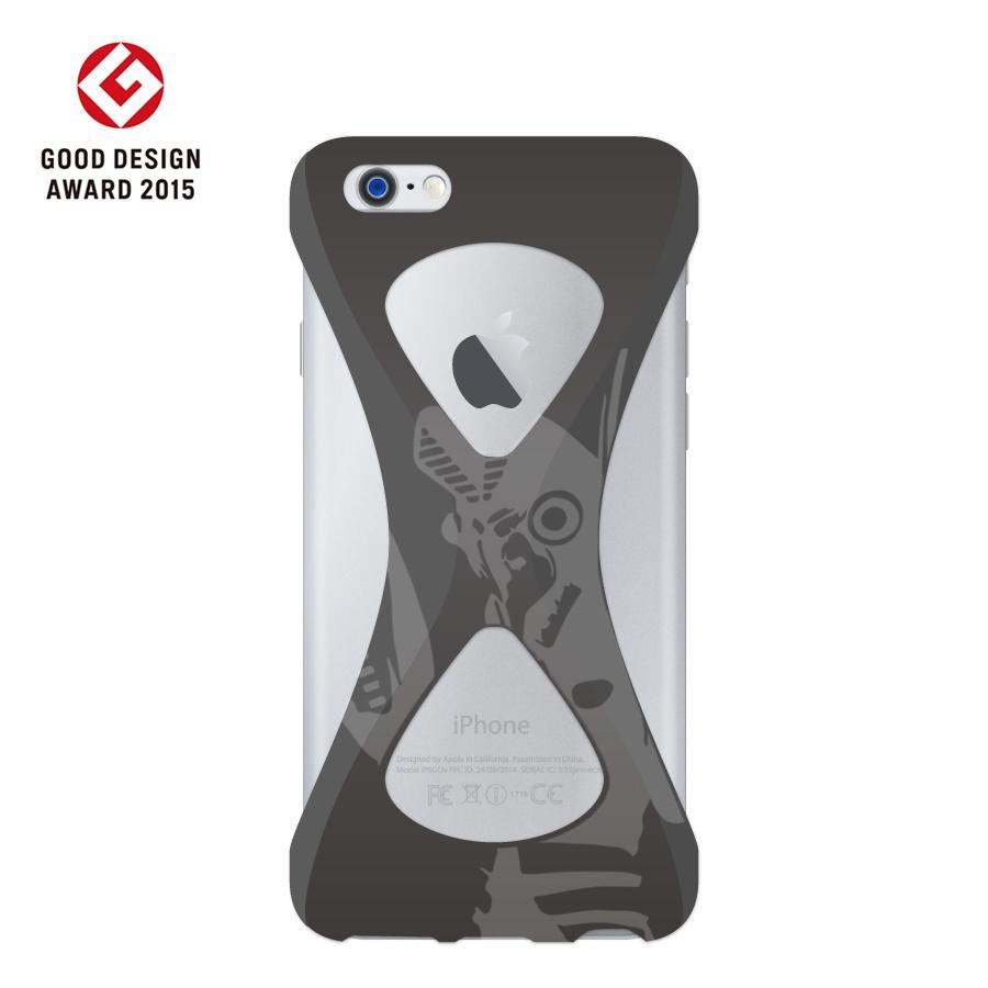 Palmo Ultraman Baltan ver.  iPhone6s iPhone6 Black パルモ 黒 ウルトラマン公式コラボモデル オリジナル 耐衝撃 シリコンケース スマホリング代わり |  | 01