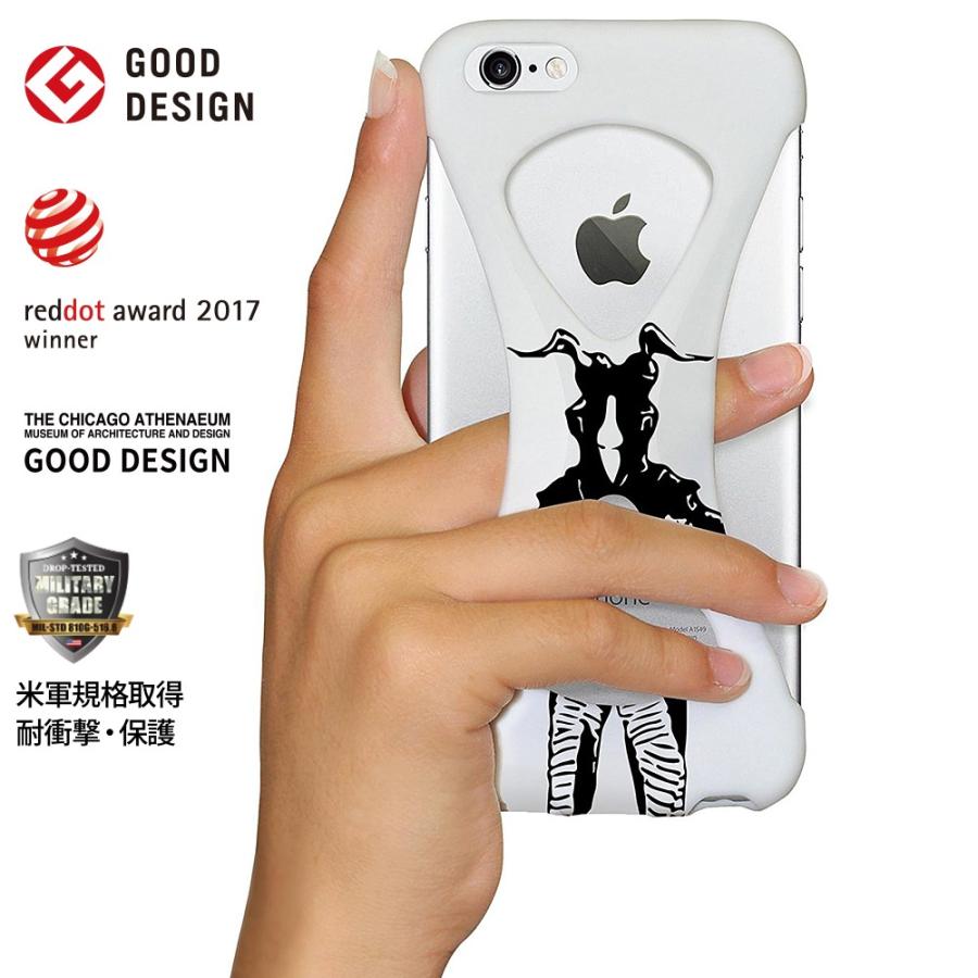 Palmo Ultraman Zetton ver.  iPhone6s iPhone6 White パルモ 白 ウルトラマン公式コラボモデル オリジナル 耐衝撃 シリコンケース スマホリング代わり | 