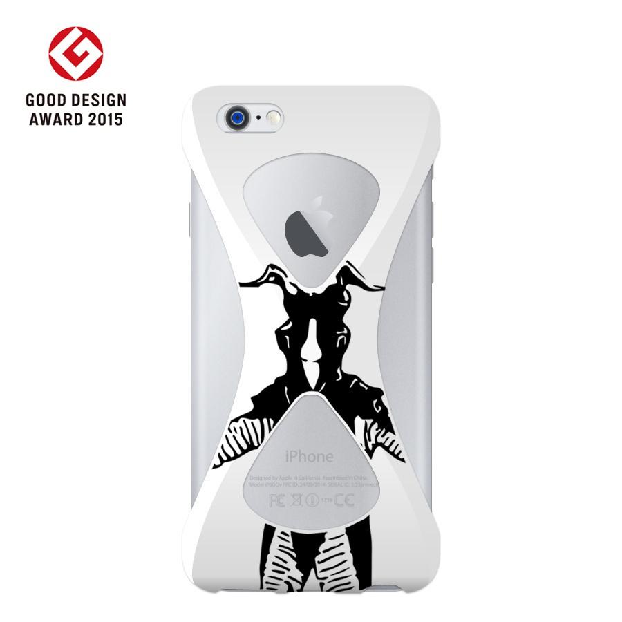 Palmo Ultraman Zetton ver.  iPhone6s iPhone6 White パルモ 白 ウルトラマン公式コラボモデル オリジナル 耐衝撃 シリコンケース スマホリング代わり |  | 01