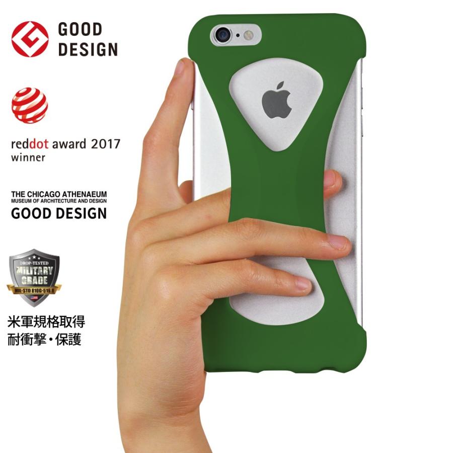 Palmo for iPhone6sPlus iPhone6Plus Green パルモ 緑 iPhone6sPlusケース iPhone6Plusケース 耐衝撃 シリコンケース スマホリング代わり | 