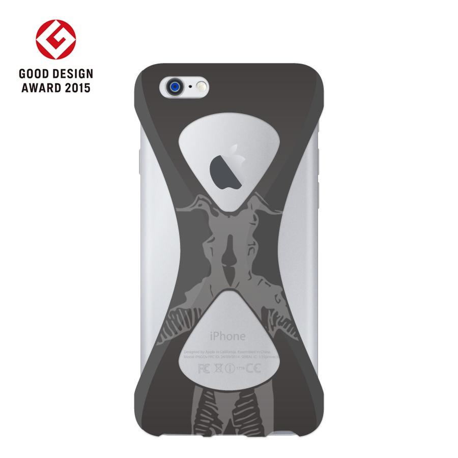 Palmo Ultraman Zetton ver. iPhone6s iPhone6 Black パルモ 黒 ウルトラマン公式コラボモデル オリジナル 耐衝撃 シリコンケース スマホリング代わり |  | 01