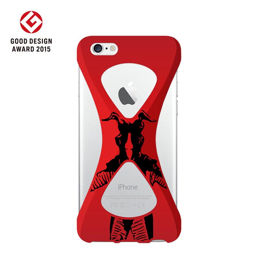 Palmo Ultraman Zetton ver.  iPhone6s iPhone6 Red パルモ 赤 ウルトラマン公式コラボモデル オリジナル 耐衝撃 シリコンケース スマホリング代わり |  | 01