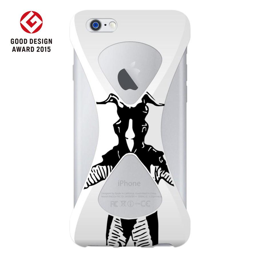 Palmo Ultraman Zetton ver.  iPhone6sPlus iPhone6Plus White パルモ 白 ウルトラマン公式コラボモデル オリジナル 耐衝撃 シリコンケース スマホリング代わり |  | 01