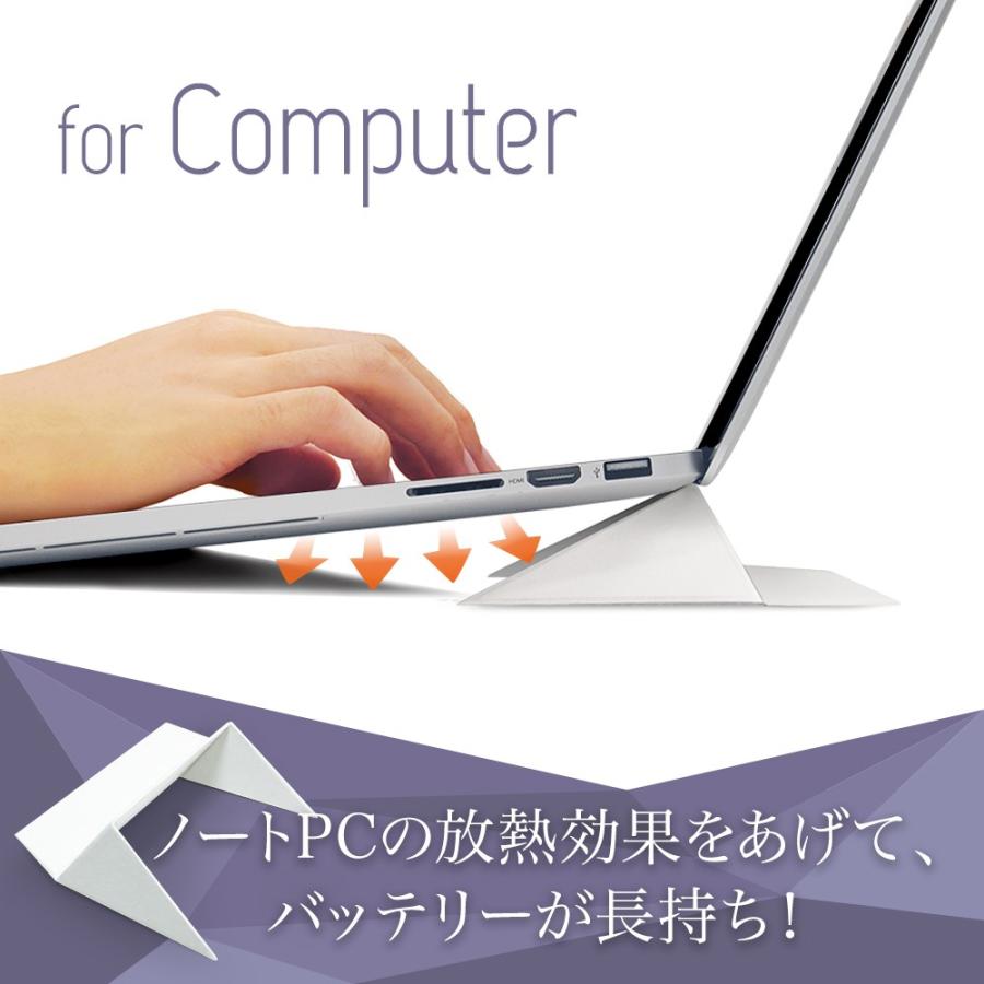フォルダブル1 モバイル ノートパソコンスタンド JP サクラ 最高級 黒谷和紙 世界最軽量15g 世界最薄0.8mm NHK紹介 日本伝統職人製 応援! ECBB |  | 03