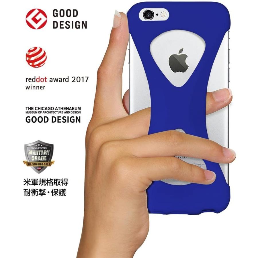 Palmo for iPhone6s iPhone6 Blue パルモ 青 iPhone6sケース iPhone6ケース 耐衝撃 シリコンケース スマホリング代わり | 