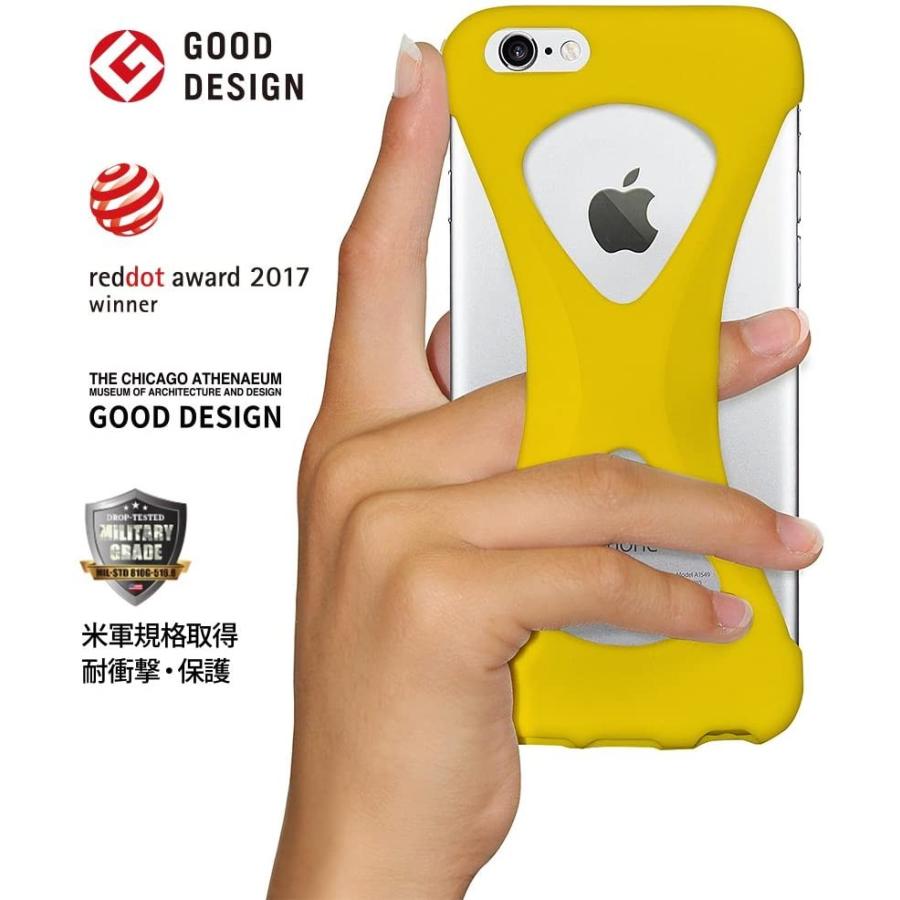 Palmo for iPhone6s iPhone6 Yellow パルモ 黄 iPhone6sケース iPhone6ケース 耐衝撃 シリコンケース スマホリング代わり | 