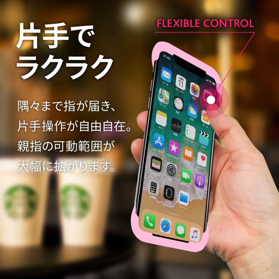 Palmo for iPhone XS / X Light Pink パルモ ライトピンク iPhone XS/Xケース 耐衝撃 シリコンケース バンカーリング代わり スマホリング代わり |  | 02