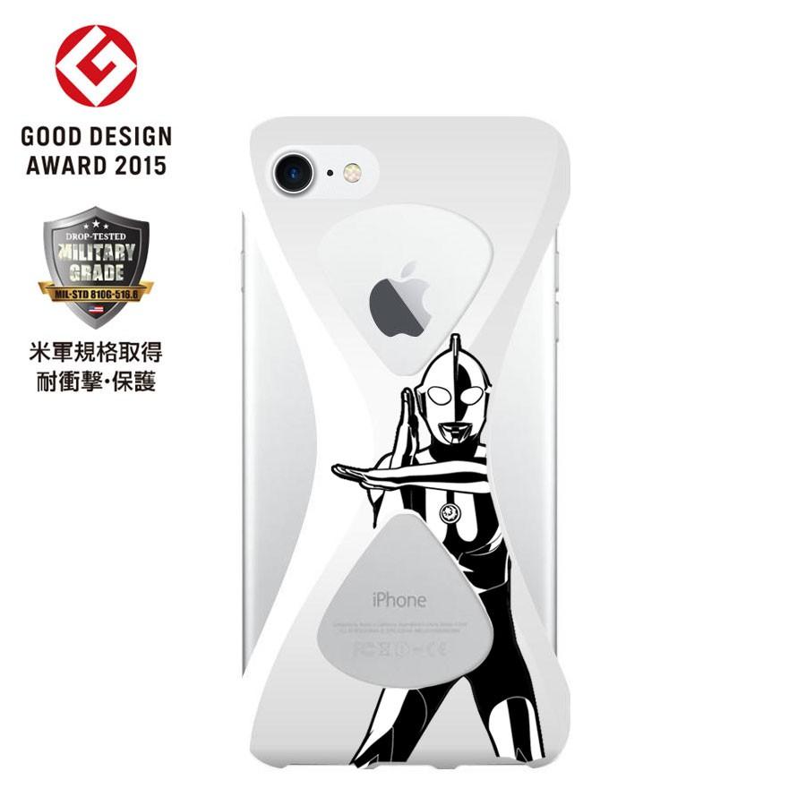 Palmo Ultraman Spacium ver.  iPhoneSE 2022(第3世代)/2020(第2世代)/iPhone8/7 White パルモ 白 ウルトラマン公式コラボモデル 耐衝撃 スマホリング代わり |  | 01