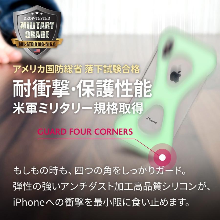 Palmo for iPhone XS / X GiD パルモ iPhone XS/Xケース 耐衝撃 シリコンケース バンカーリング代わり スマホリング代わり |  | 03