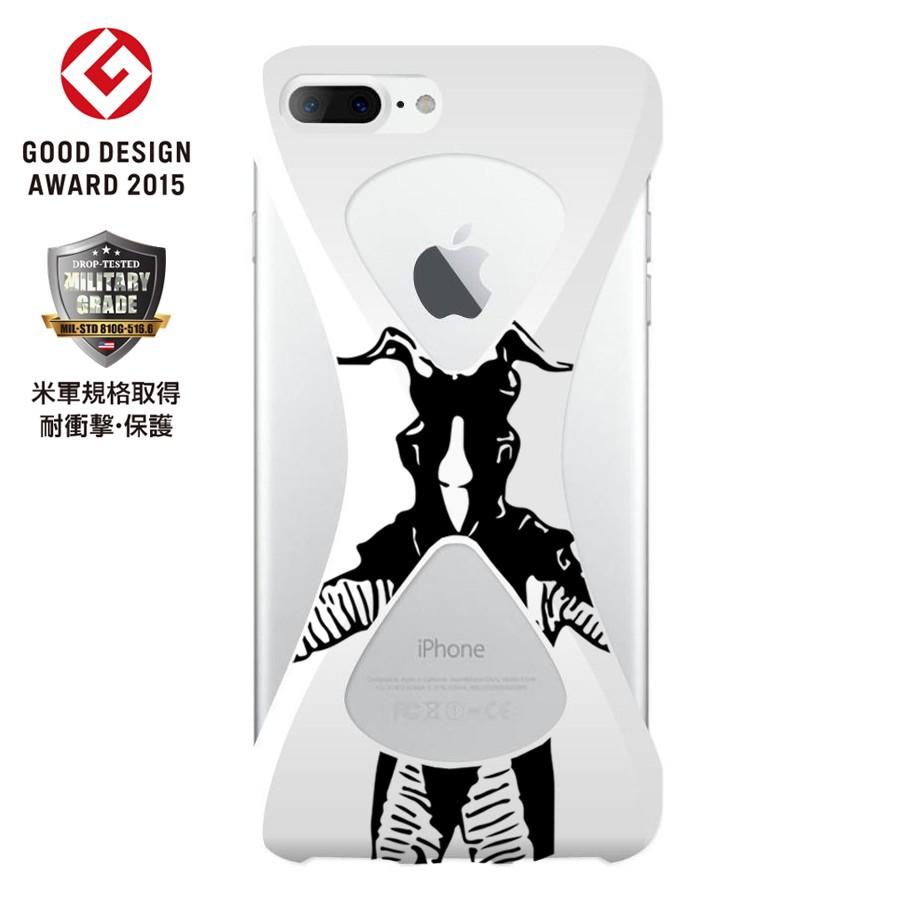 Palmo Ultraman Zetton ver.  iPhone8Plus iPhone7Plus White パルモ 白 ウルトラマン公式コラボモデル オリジナル 耐衝撃 シリコンケース スマホリング代わり |  | 01