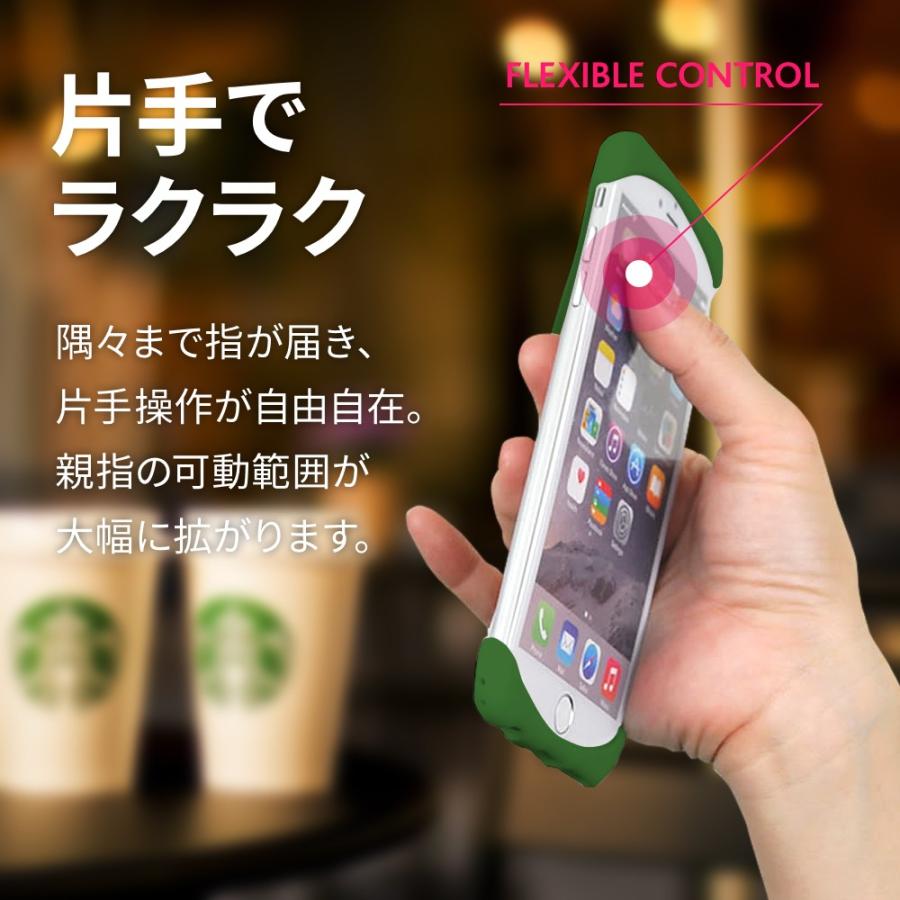 Palmo for iPhone6s iPhone6 Green パルモ 緑 iPhone6sケース iPhone6ケース 耐衝撃 シリコンケース スマホリング代わり |  | 01