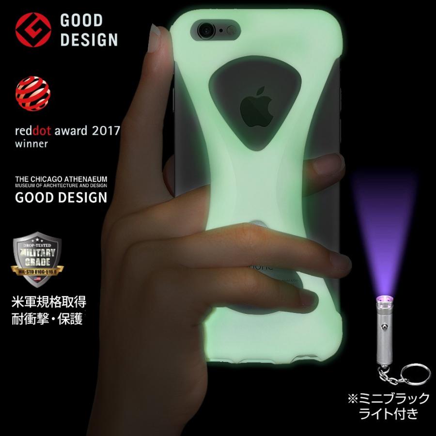 Palmo iPhoneGiD for iPhone6s iPhone6 パルモ 蓄光  iPhone6sケース iPhone6ケース 耐衝撃 シリコンケース スマホリング代わり | 