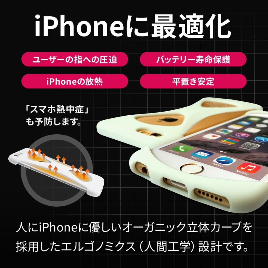 Palmo iPhoneGiD for iPhone6s iPhone6 パルモ 蓄光  iPhone6sケース iPhone6ケース 耐衝撃 シリコンケース スマホリング代わり |  | 03