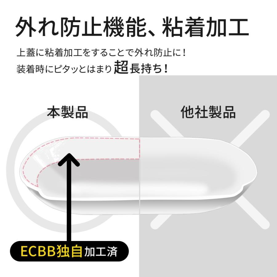 ECBB AirPods Pro カバー ケース 対応 白 USB Type-C-Lightning