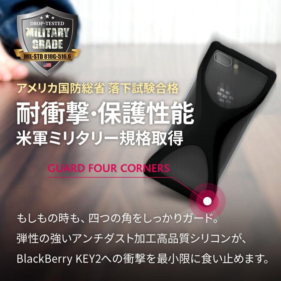 Palmo パルモ スマホケース BlackBerry KEY2 対応 ブラック 黒 グッドデザイン賞 レッドドット・デザイン賞  受賞 落下 防止 耐衝撃 吸収 ケース カバー 超軽量 |  | 01
