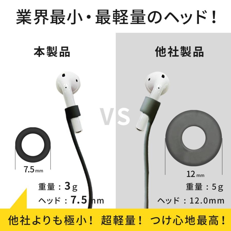 ECBB AirPods ネックストラップ Pro 3/ 2 / 1 4 3 世代 対応 ( 黒