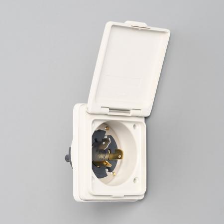 アメリカン電機 3365NW 引掛形 防水形フランジインレット(ナイロン製) | 