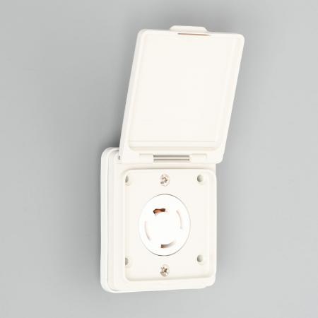 アメリカン電機 4220PW 引掛形 防水形パネル用コンセント(セット品) | 