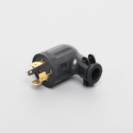 アメリカン電機 4222RL 引掛形 プラグ(ゴムカバーL型) | 
