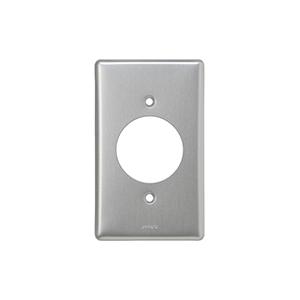 神保電器 808A ニューメタルプレート コンセントプレート １連用 φ41.5 | 