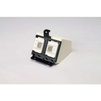 【受注品】寺田電機 CEA90086A A側器具ブロック（CAT6モジュラジャック×2） | 