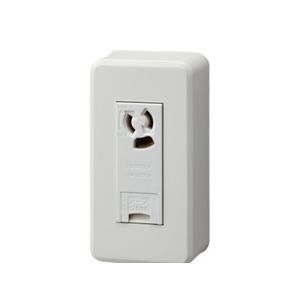 東芝ライテック DC1381E(WW) 露出アースターミナル付 抜止接地コンセント | 